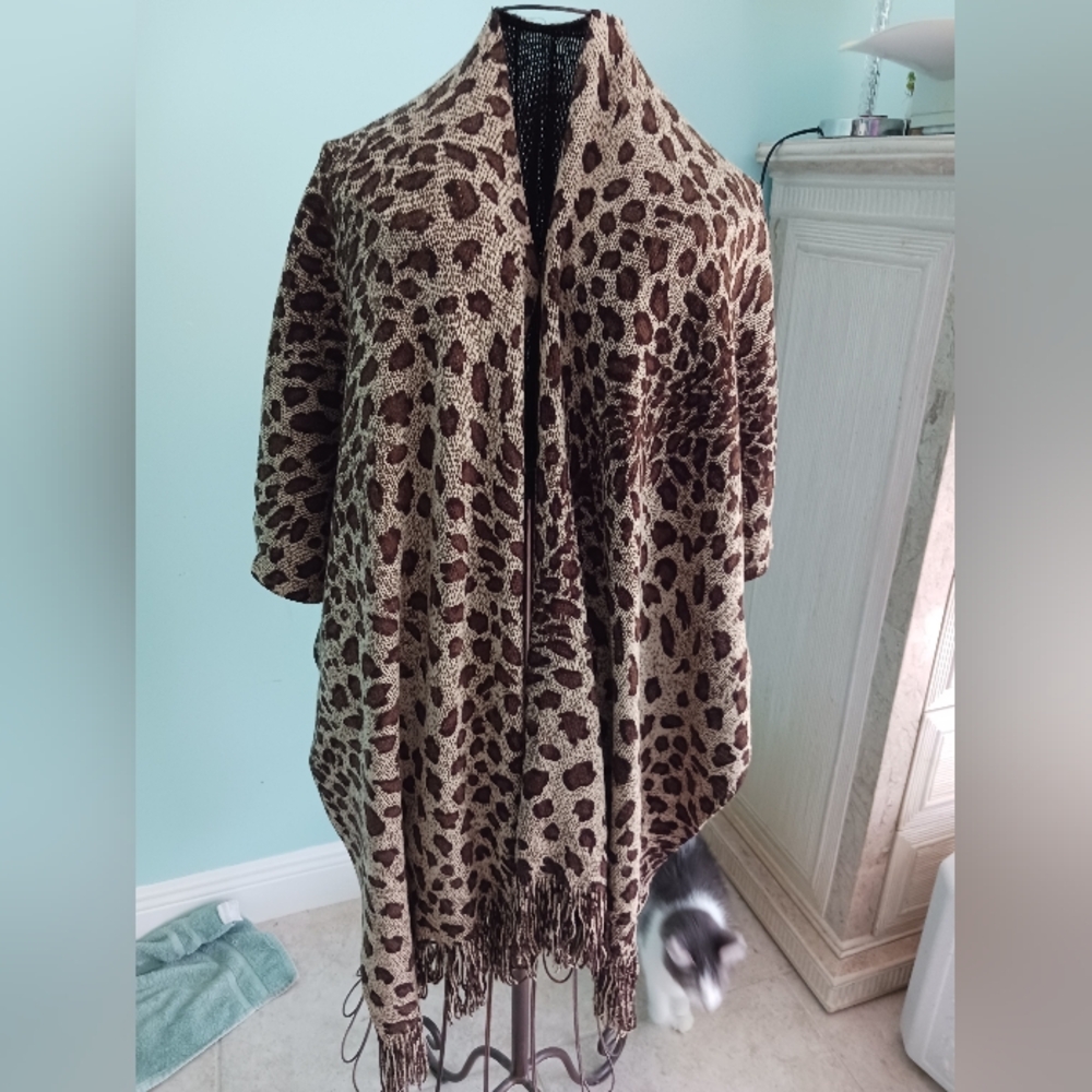 Leopard Print Women's Coat